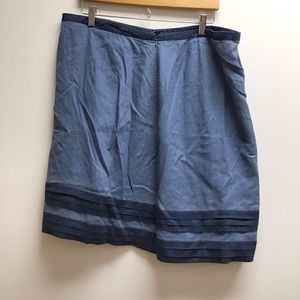 Boden Blue Skirt